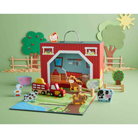 On the Farm Wood Play Set