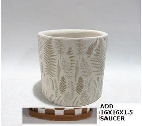 Fern Pattern Planter