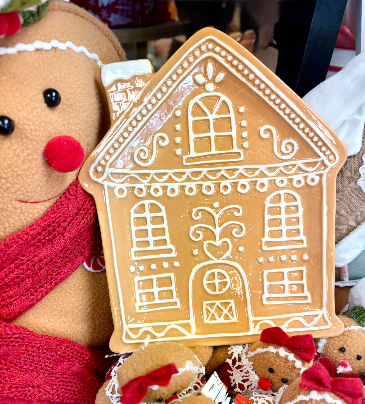 Gingerbread House Plate