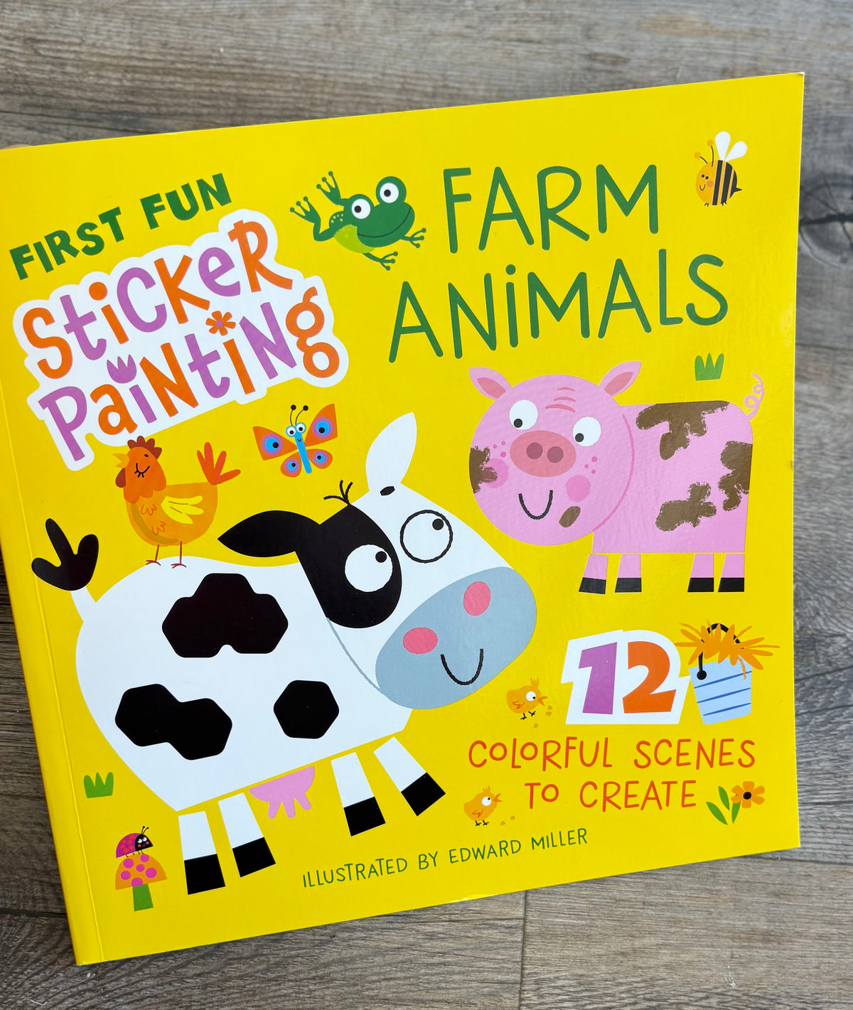 First Fun:Sticker Painting Farm Animals