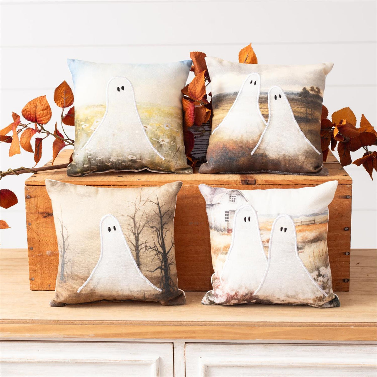 Haunted Landscape Mini Pillows