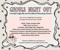 Ghouls Night Out to Benefit Eagleville and Woodland Schools