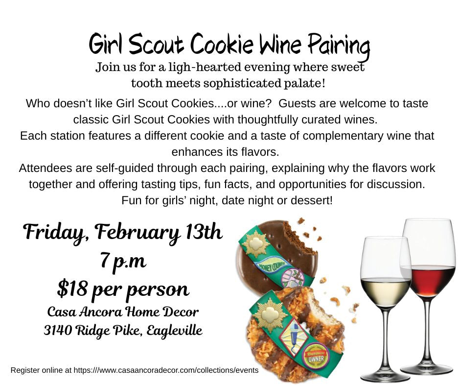 Girl Scout Cookie Wine Pairing