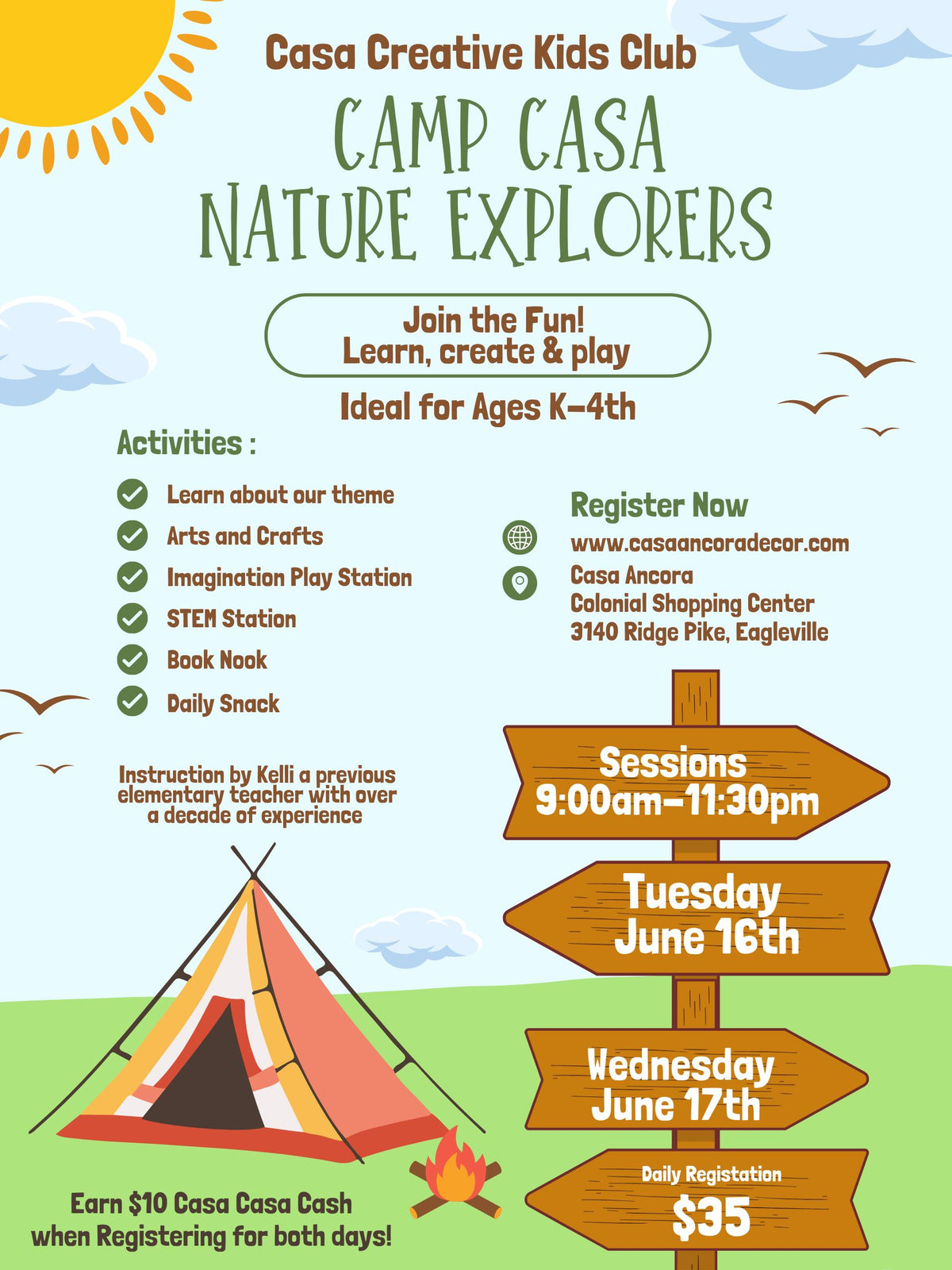 Camp CASA Nature Explorers