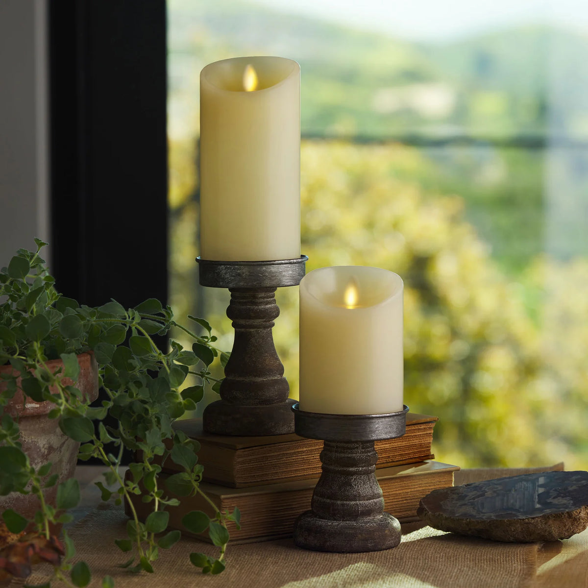 Luminara Flameless Pillar Candles