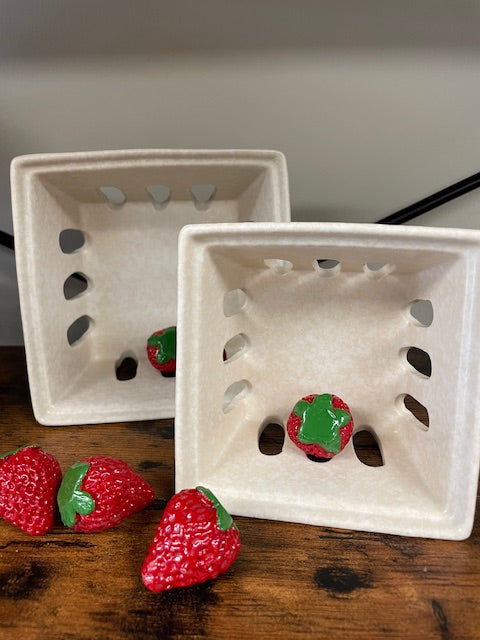 Large Ceramic Berry Basket