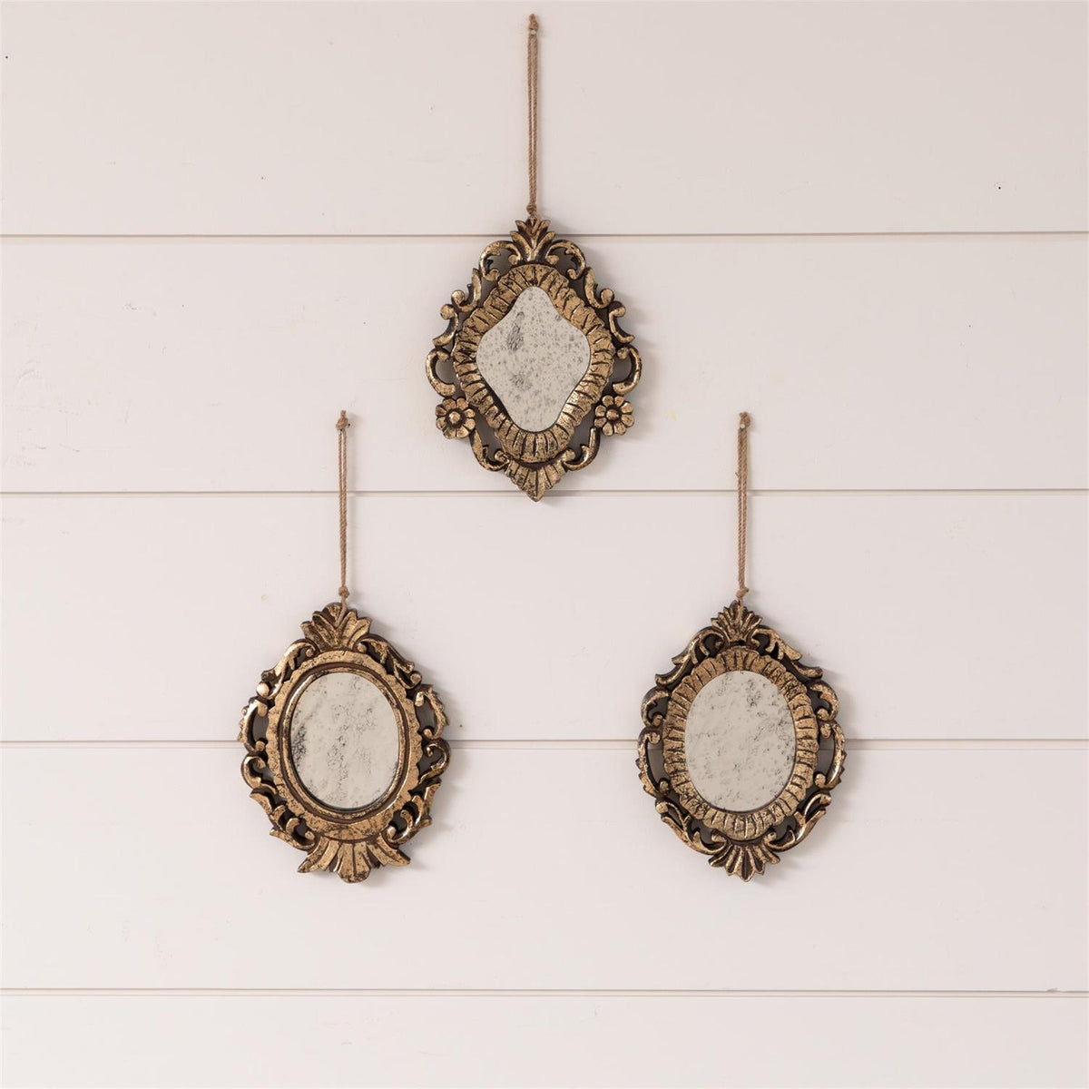 Mini Antiqued Mirrors