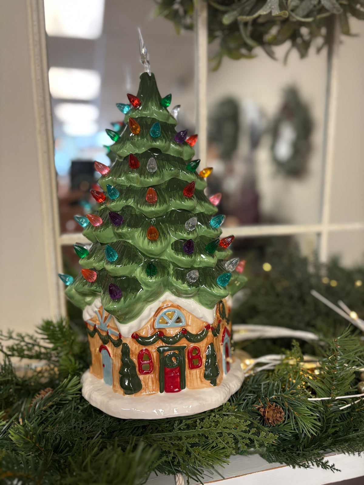 Nostalgic Light Up Ceramic Christmas Tree