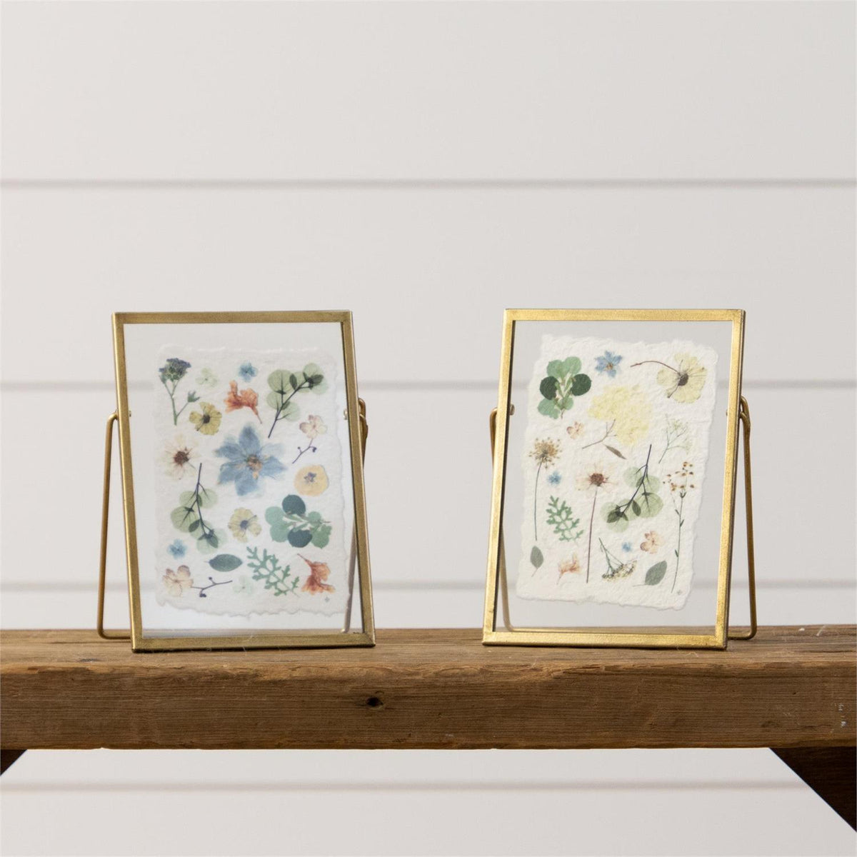 Framed Yellow Flower-set of 2