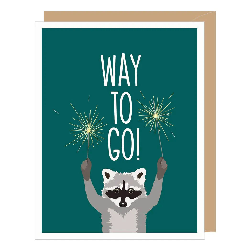 Way to Go Grad with Racoon