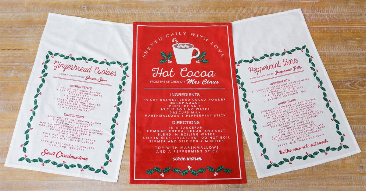 Recipe Tea Towels