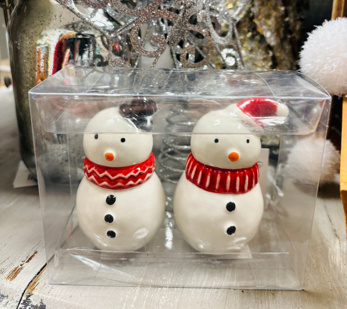 Snow Couple Salt & Pepper