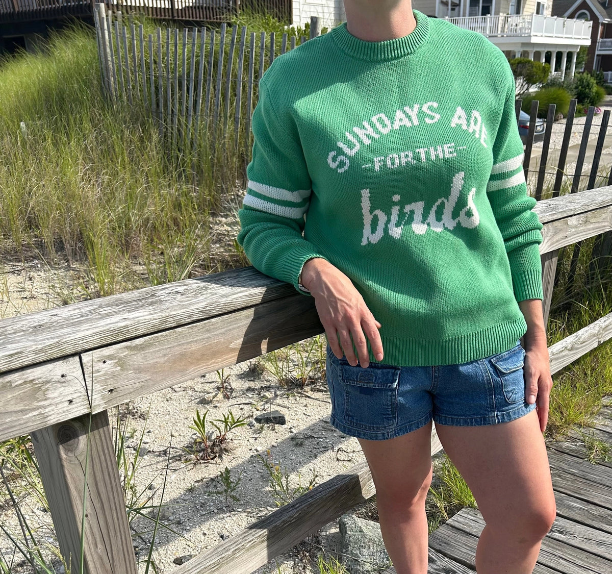 Sundays Are For the Birds Knit Sweater - Philadelphia Eagles