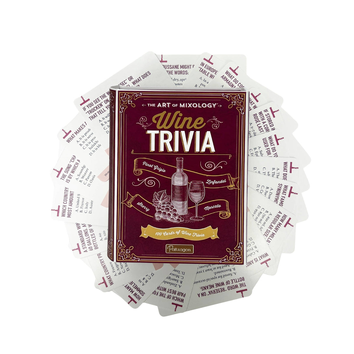 The Art of Mixology Wine Trivia Cards