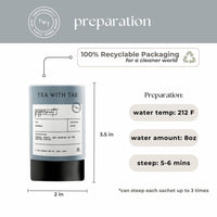 Peppermint Herbal Mini Tea Tube Gift (5 tea bags)