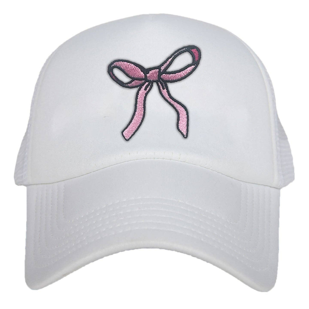 Coquette Pink Bow Trendy Foam Trucker Hat