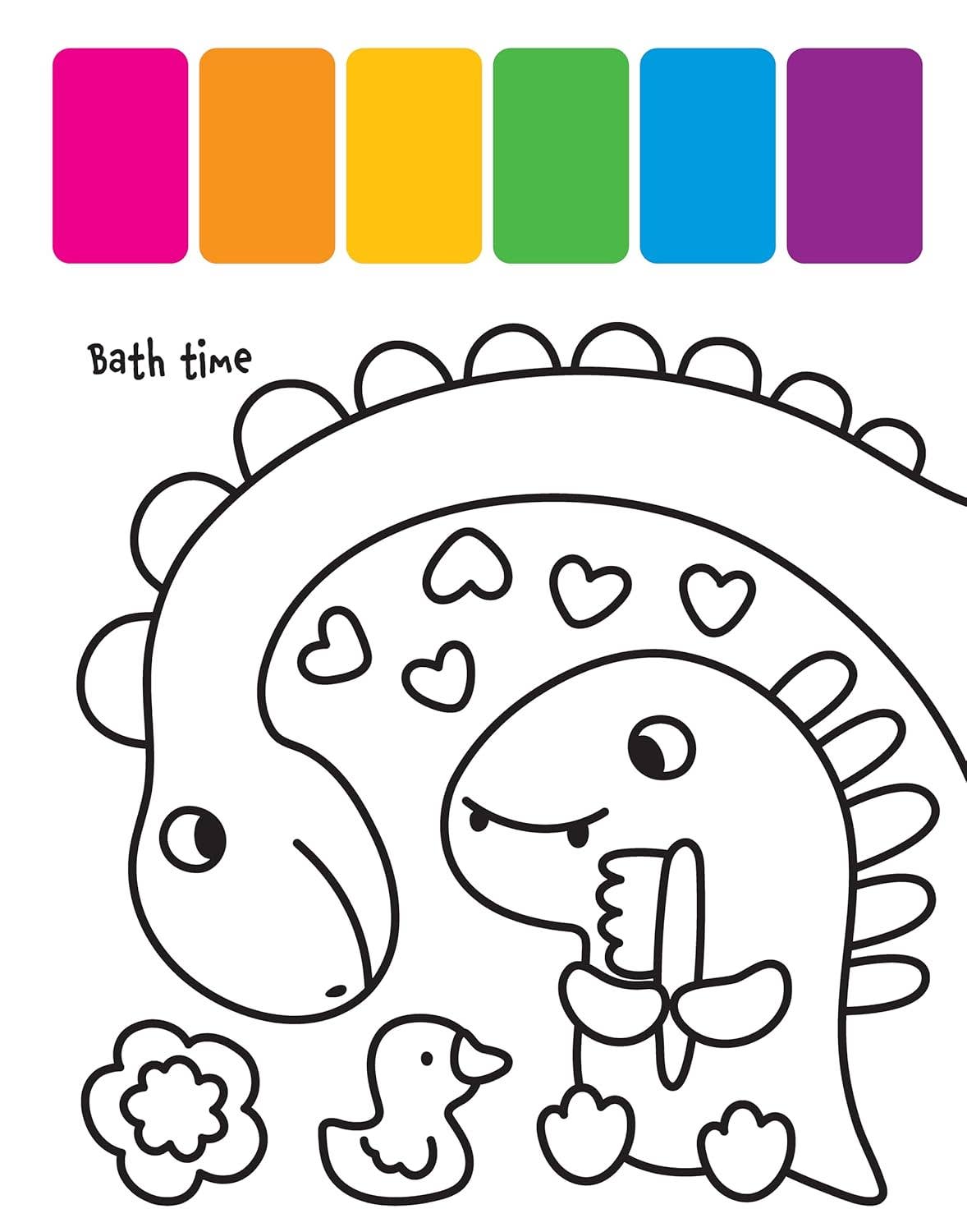 My First Painting Book: Dinosaurs - Palette on Pages