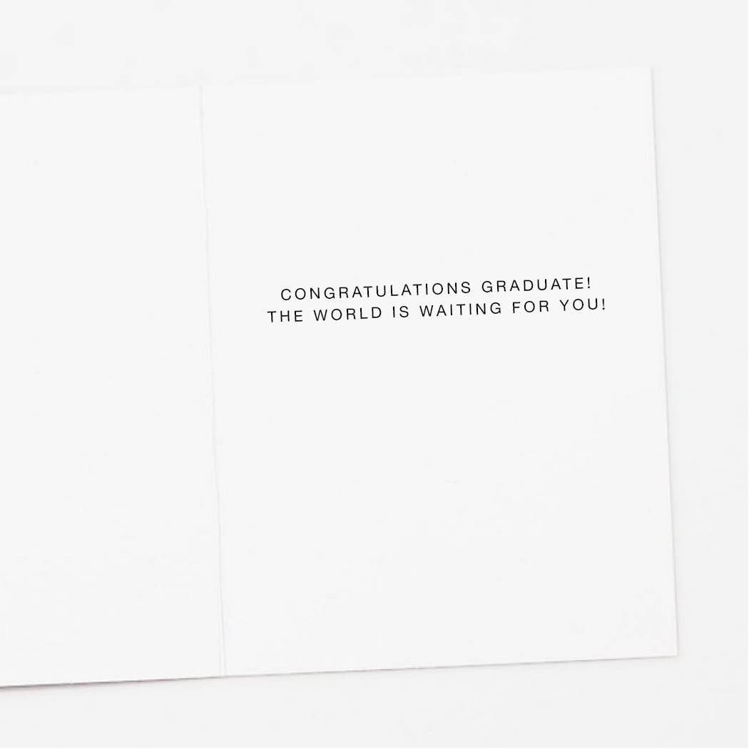 Create Your Own Future Quote Graduation Card