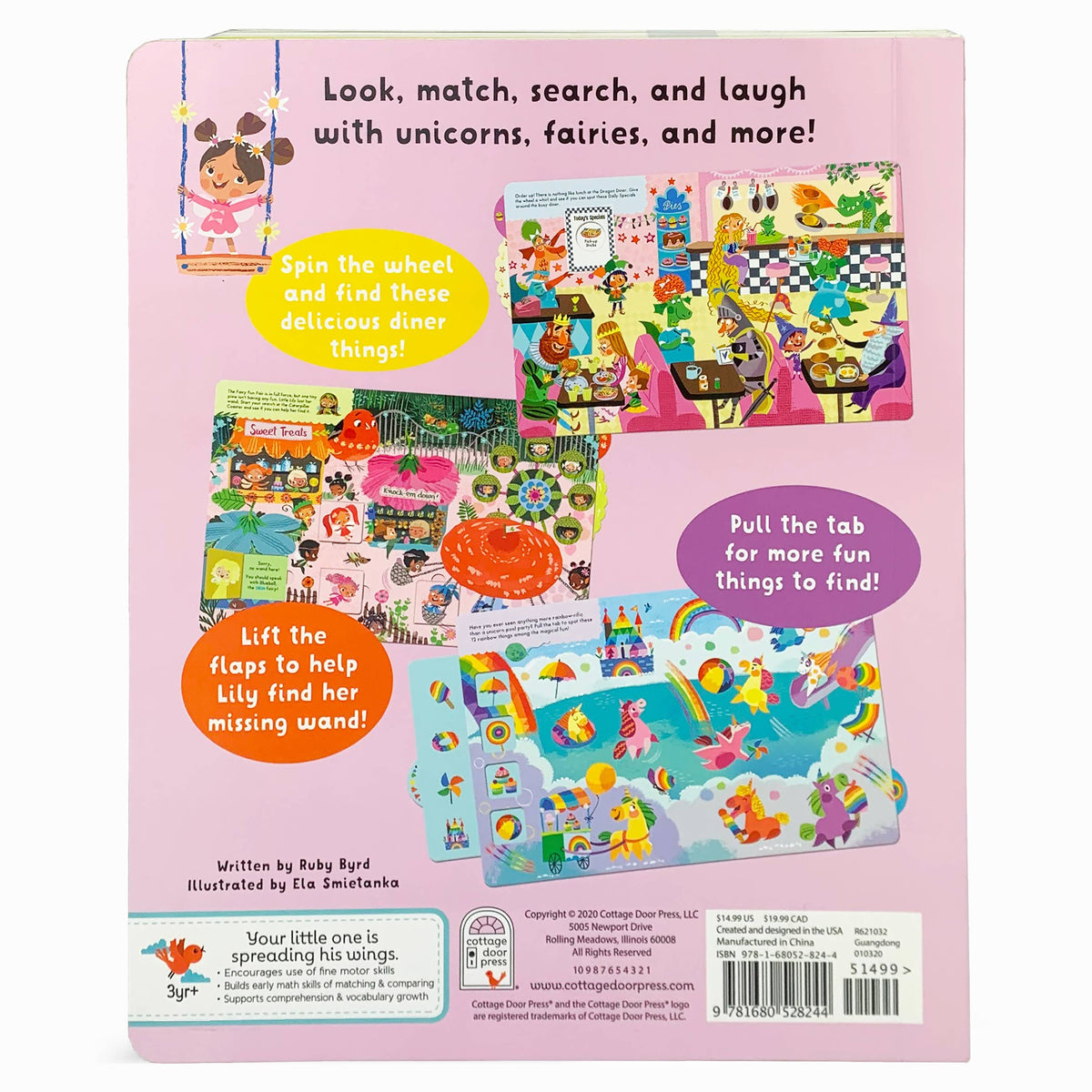 Unicorns And Rainbows Interactive Activity Board Book