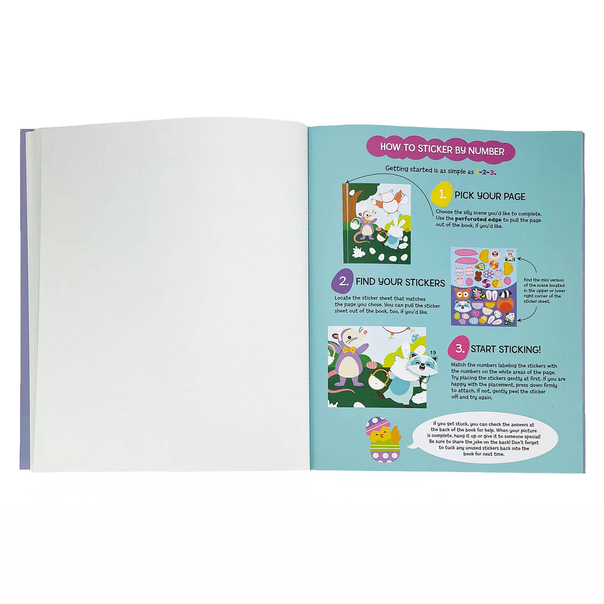 Easter: My Very First Sticker by Number activity book