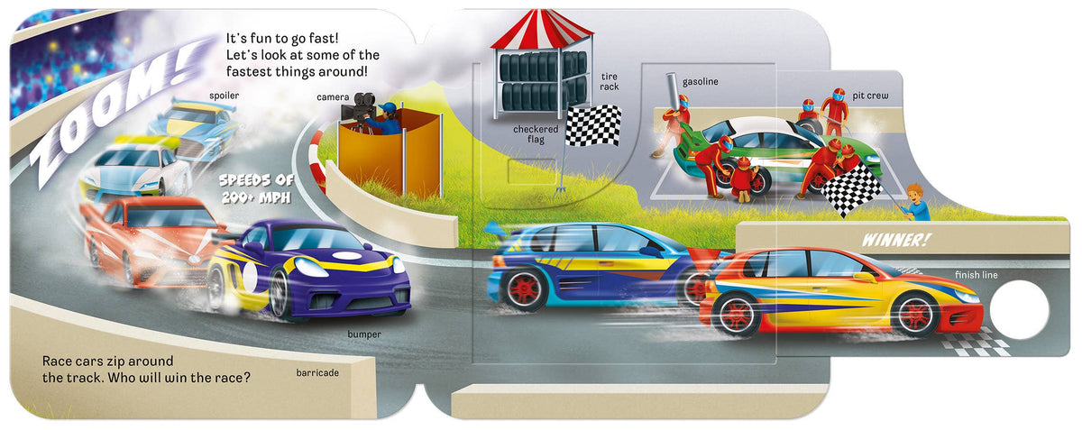 Peek-a-Flap Zoom Interactive Board Book