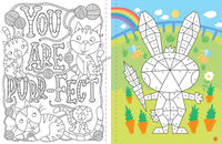 Mindful Sticker By Number: Cuddly Creatures
