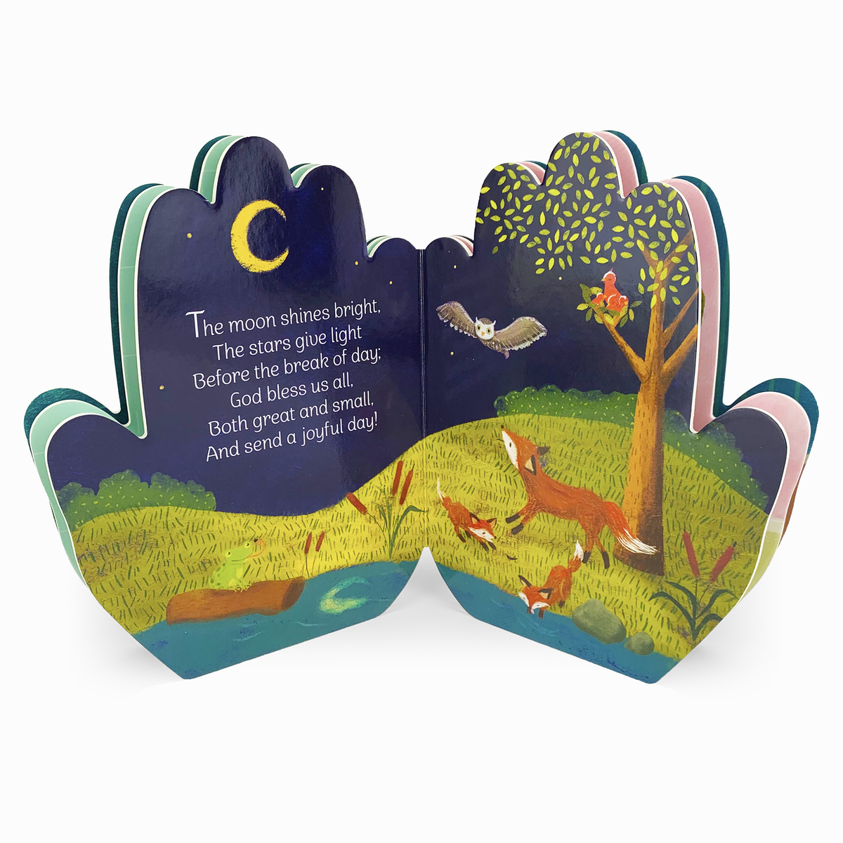 Bedtime Prayers Shaped Praying Hands Religious Board Book