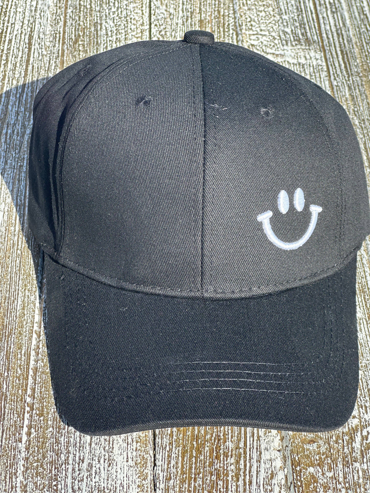 "You Make Me Smile" Black Baseball Hat