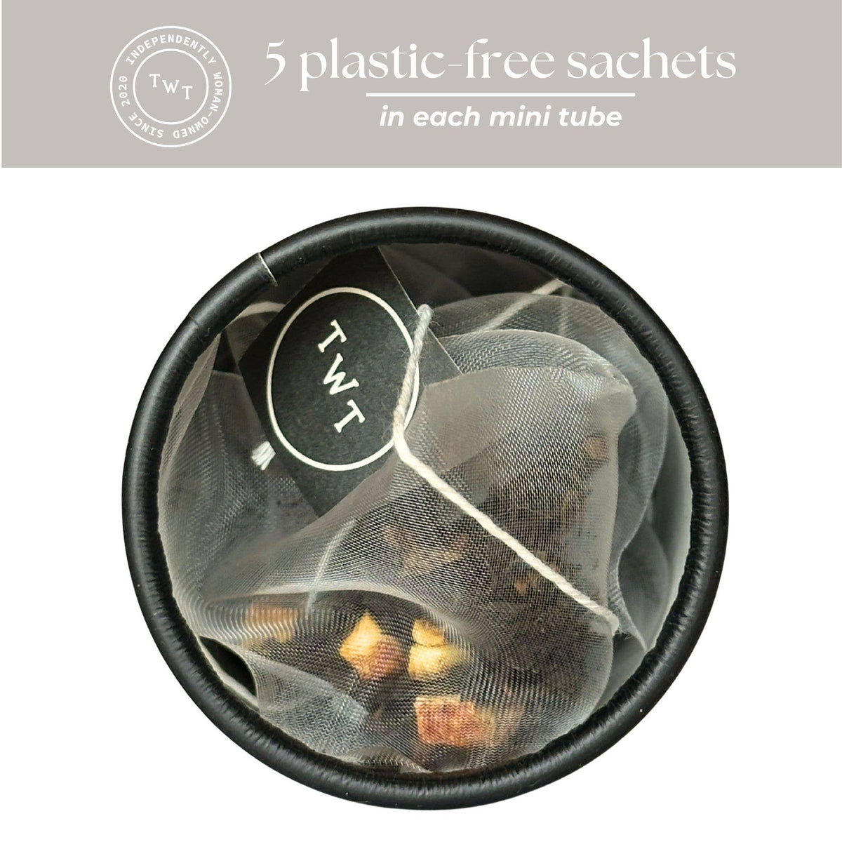 Rudolph's Delight Holiday Mini Tube Gift (5 tea bags)