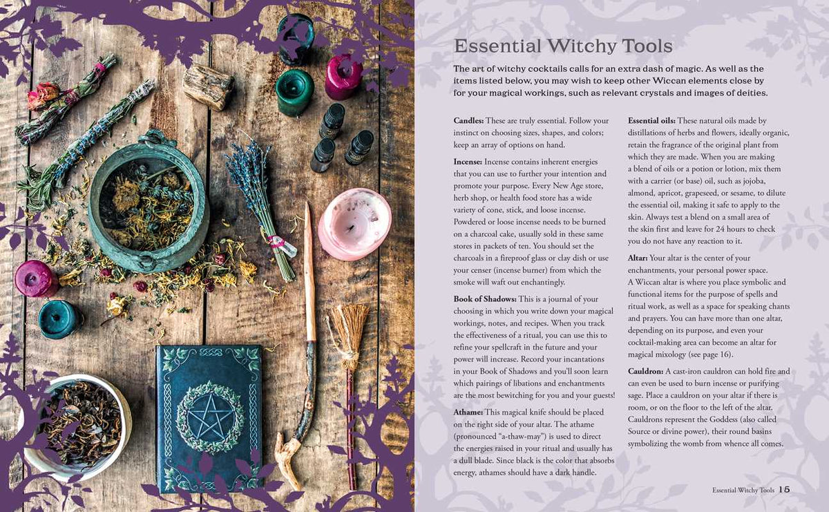 Witchy Cocktails by Cerridwen Greenleaf