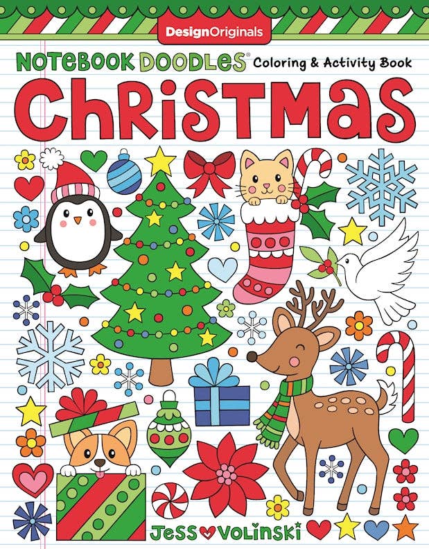 Notebook Doodles Christmas - Holiday Coloring Book