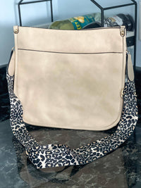 Large Crossbody Purse "Cream"