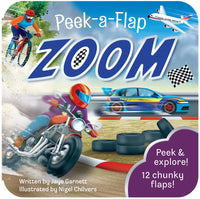Peek-a-Flap Zoom Interactive Board Book