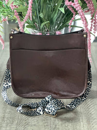 Large Crossbody Purse "Coffee"