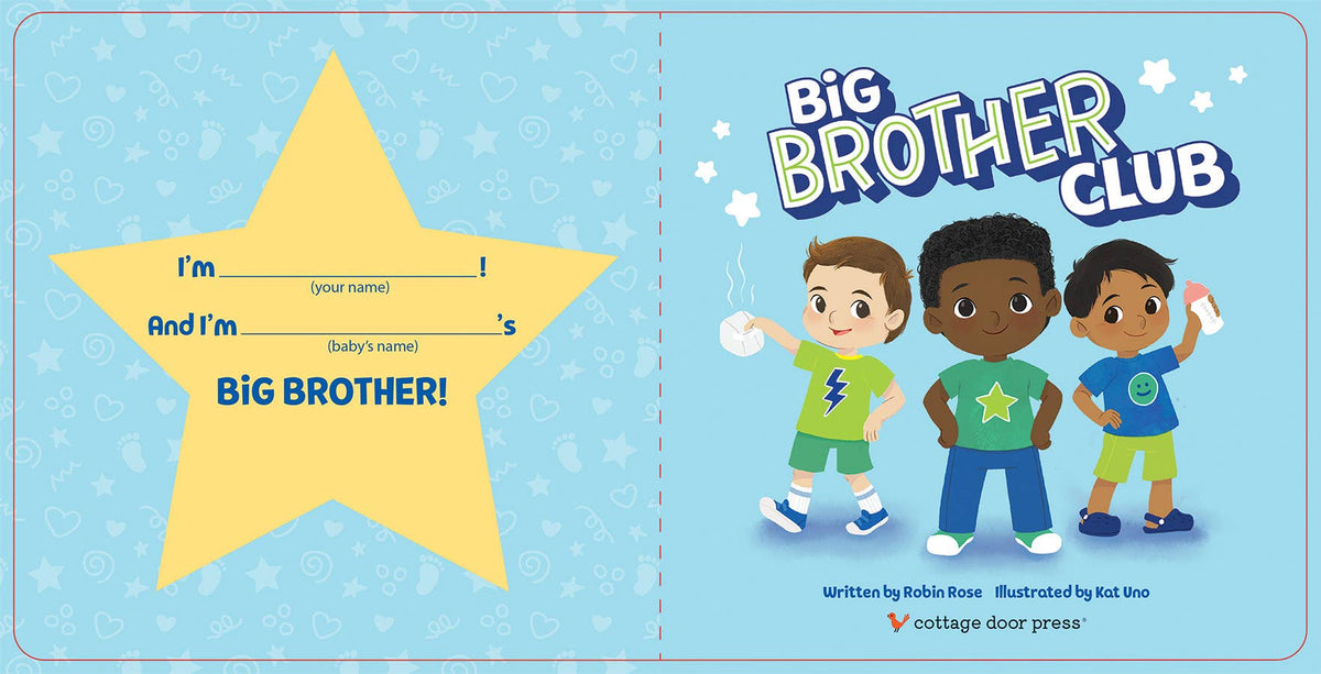 Welcome to the Big Brother Club with Reward Chart & Stickers