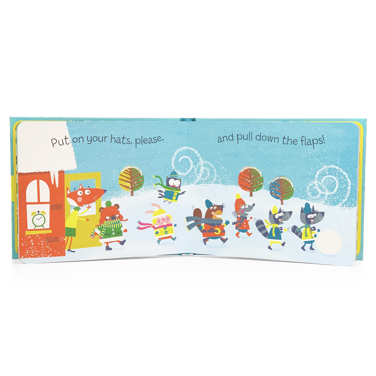 Button Your Buttons Winter Snow Board Book