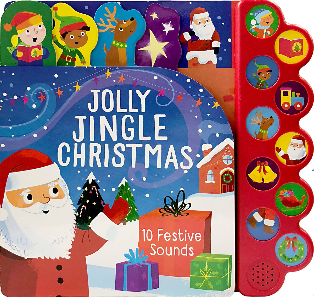 Jolly Jingle Christmas 10-Button Sound Book