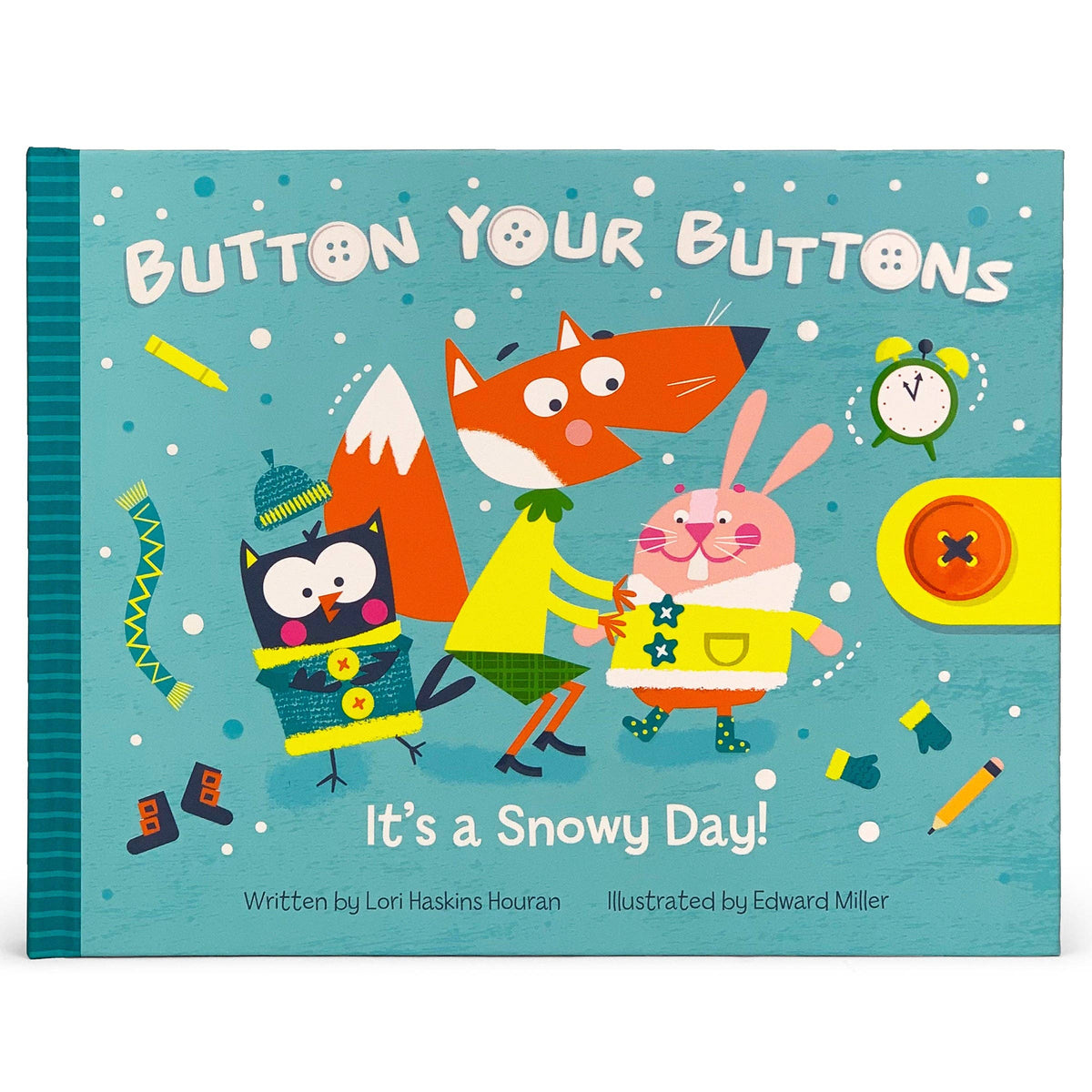 Button Your Buttons Winter Snow Board Book