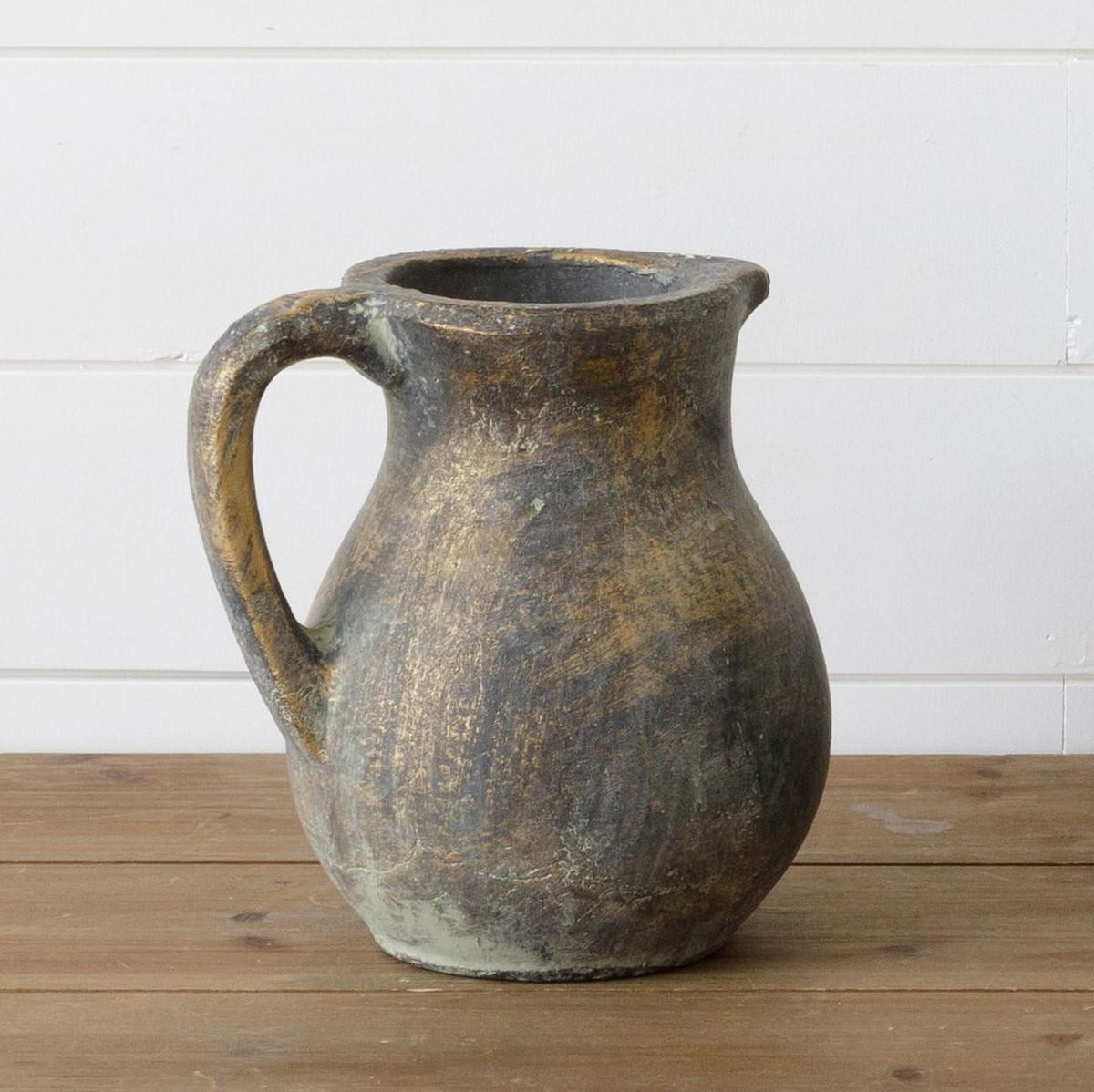 Black with Gold Pitcher