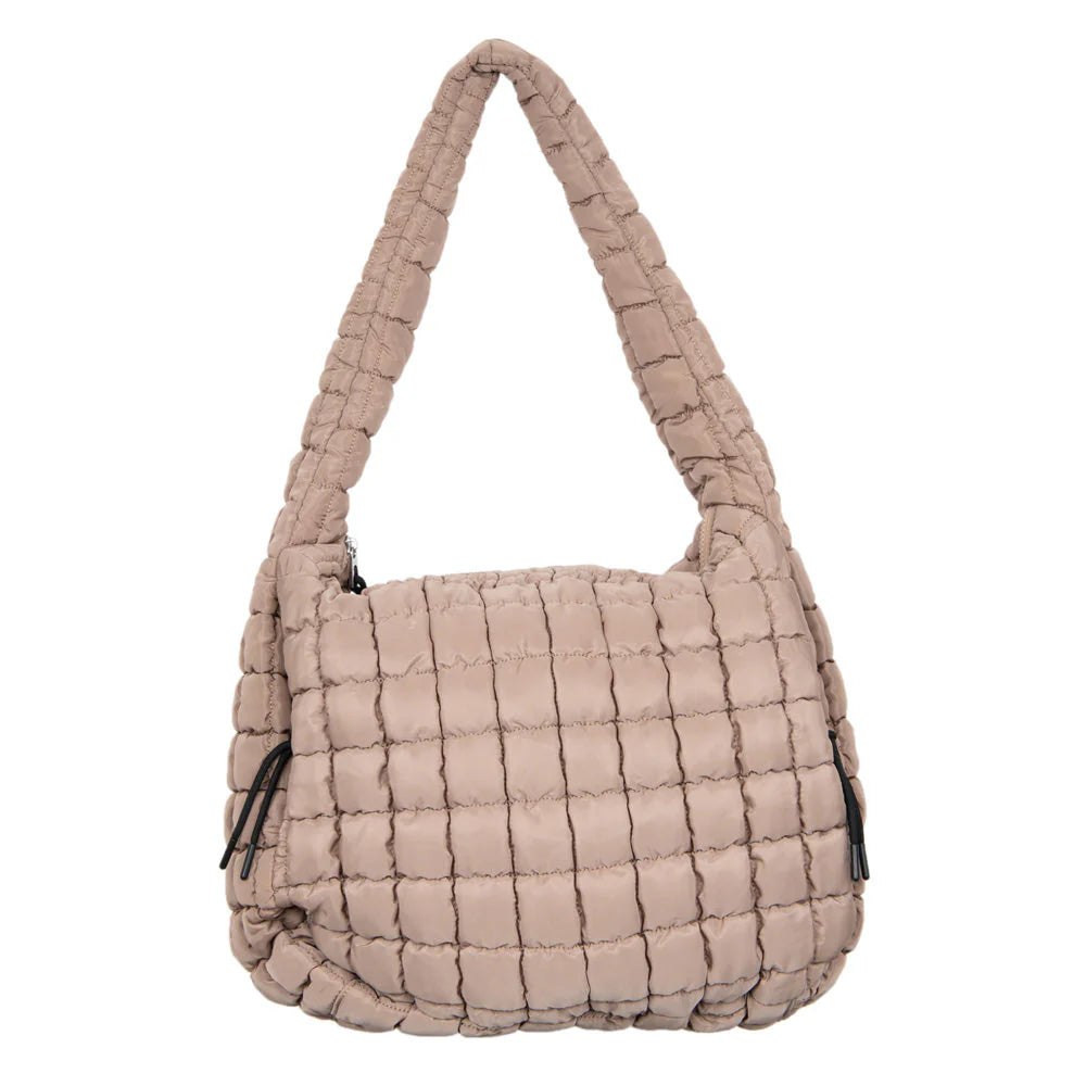 Wave Quilted Hobo Bag