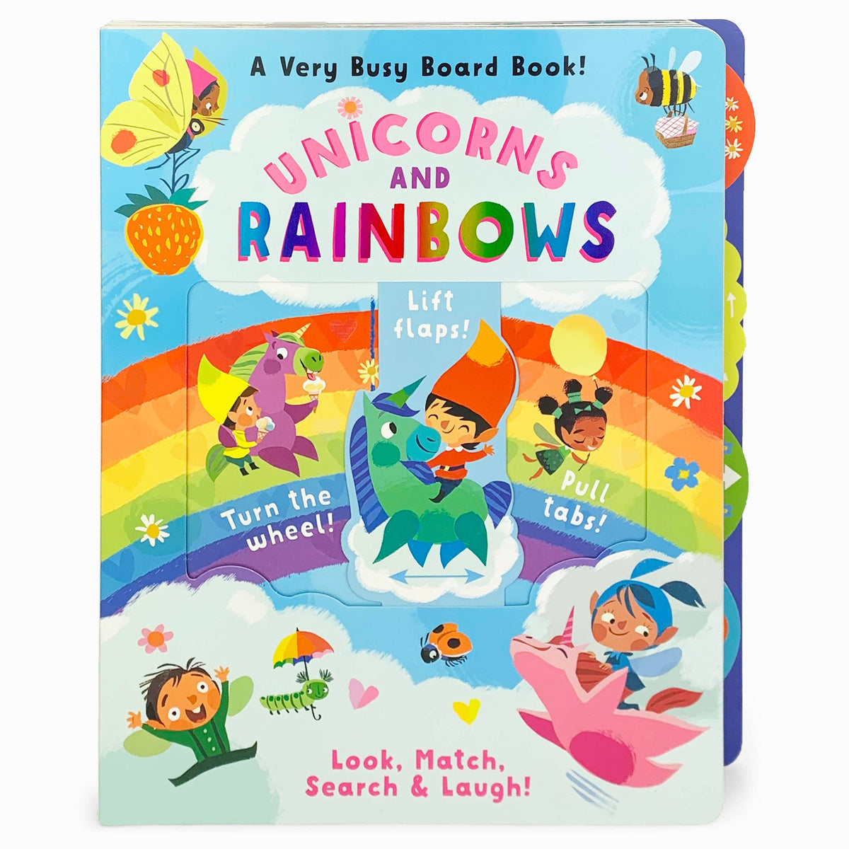 Unicorns And Rainbows Interactive Activity Board Book