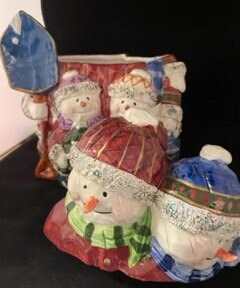 Snowman Family Cookie Jar