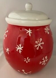 Hallmark Snowflake Cookie Jar