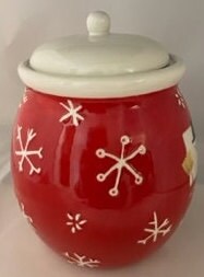 Hallmark Snowflake Cookie Jar