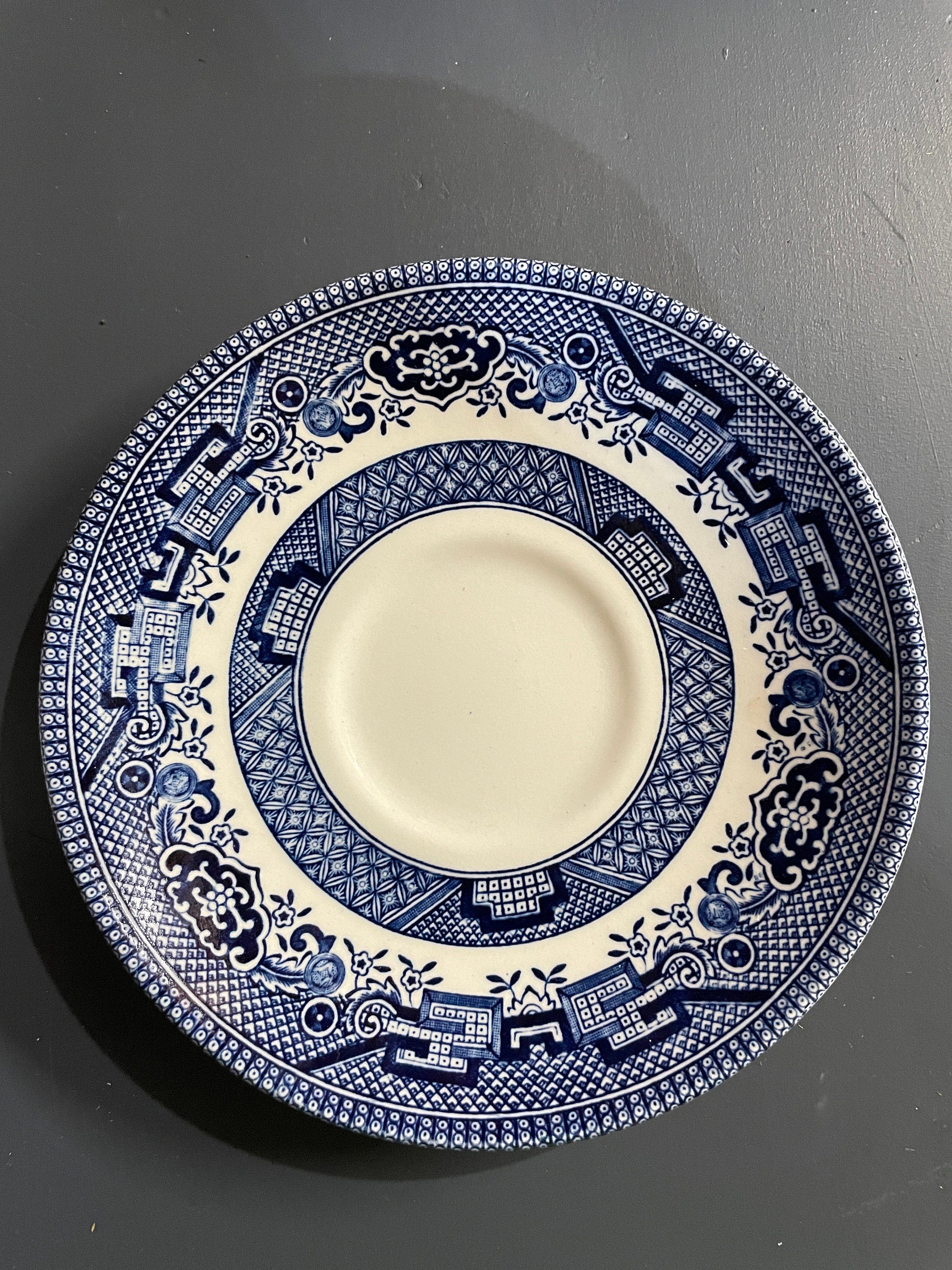 Churchill England Blue Cup & Saucer Set – Casa Ancora Home Decor