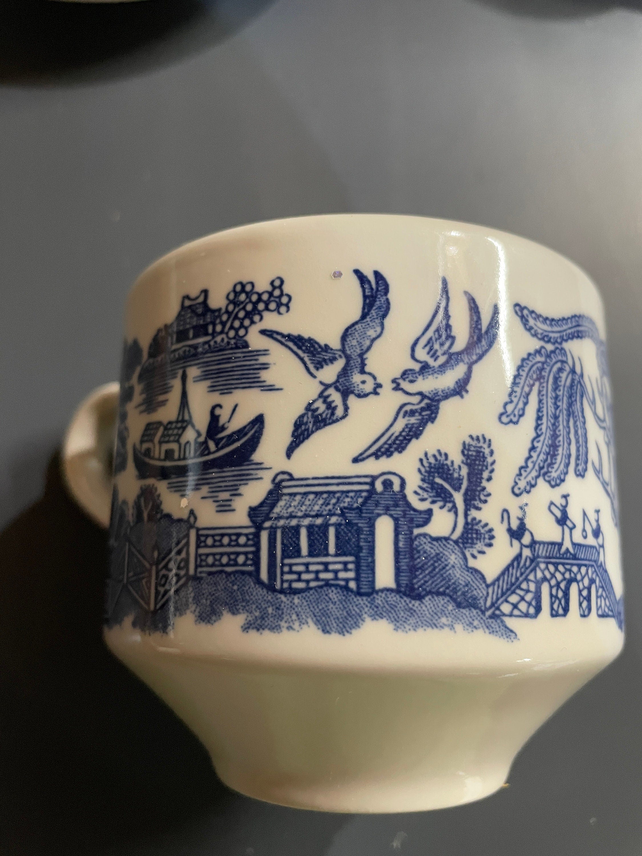 Churchill England Blue Cup & Saucer Set – Casa Ancora Home Decor